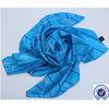 Blue summer printed silk scarves