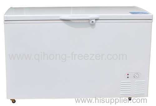 358L solid door refrigerator freezer with CE
