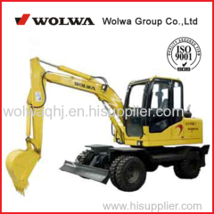 6ton wheeled moving type china excavator price