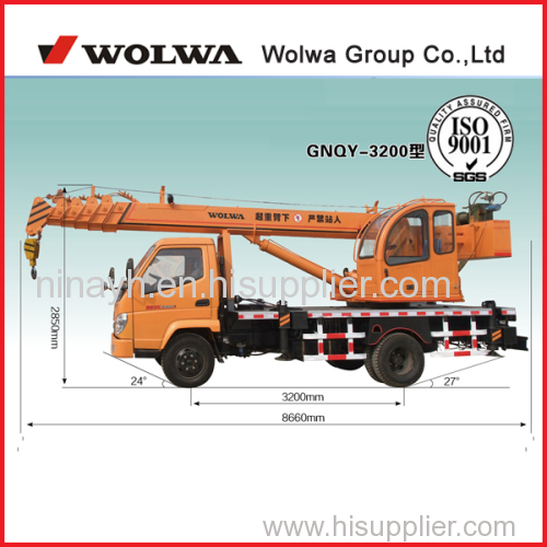 6 ton mobile mini truck crane for sale