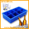 Silicone big square ice cube mold