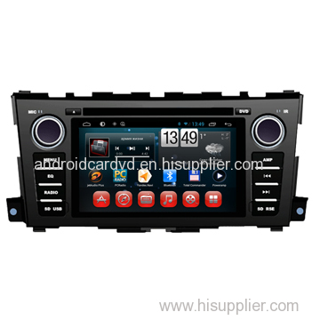 Dual Core Android In Dash Car Gps Navigation Device Nissan Teana 2014 Auto Central DVD Player