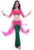 Soft Crystal Ity Cotton Silk Belly Dance Practice Wear Free Size , belly dancing apparel