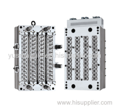 48-Cavity PET Preform Mould with Shut-off Nozzle