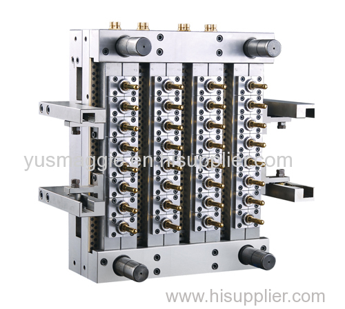 32-Cavity PP Preform Mould with Shut-off Nozzle