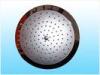 ABS / Chromed Plated Water Saving Overhead Shower Head , Saturating Spray With Silver Color