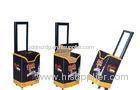 Personality Black Paper Cardboard Trolley Boxes , Advertising Trolley