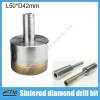 Electroplated diamond hole saw steel body thin wall drill bit for marble