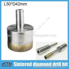 Electroplated diamond hole saw steel body thin wall drill bit for marble