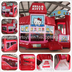 Inflatable Hello Kitty 3D 5-in-1 Combo