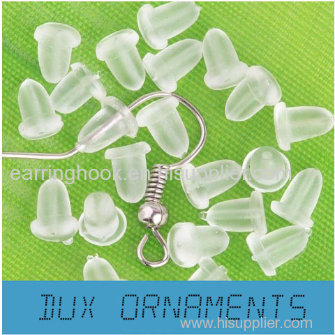5000PCS/9.0 USD Wholesale Earring Posts and Backs Rubber Earring Stopper Back
