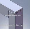 Screw Joint Alloy 6063 Aluminum Solar Panel Frame , Steel Polished Extruded Aluminum Profile