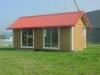 Sloped Roof Steel Prefab House For Family Living ,Temporary Mobile Housing