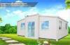 White Portable Foldable Container Homes for Villa , Houses Made From Shipping Containers
