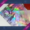 silver large hologram sticker