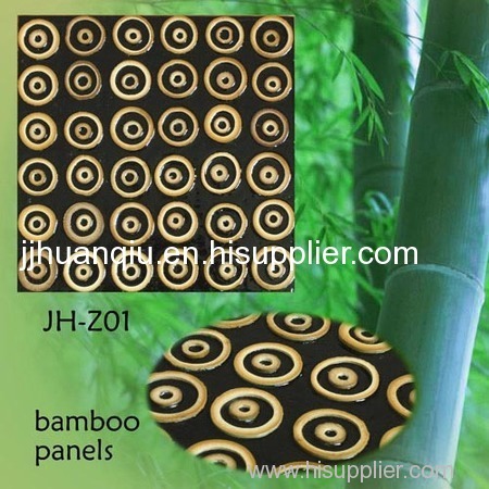 Mosaic bamboo decorative board