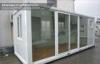 Modified Glass Prefab Homes / Modular Container House For Restaurant or Sentry Box