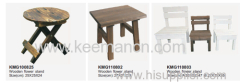 wooden outdoor single chair