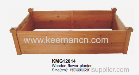 Wooden square flower stand