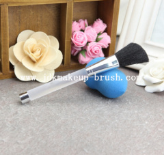 Top grade blush brush with frosted handle