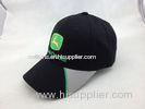 6 Panel Embroidered Baseball Cap with Adjustable Velcro Closure