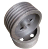 Belt pulley for large equipment