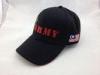Black Brushed Cotton Baseball Cap Promotion Baseball Hat with Embroidery