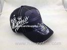 Embroidered Flexfit Cotton Baseball Cap Five Panel with Digital Printing