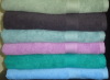 cotton terry towels Dyed and white