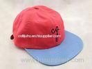 Enzyme Washed Baseball Cap 100% Cotton with Genuine Leather Strap