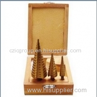 3 PCS STEP DRILL BIT SET