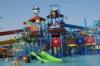 Pirate Style Water Playground Equipments With fiberglass water slide and water toys