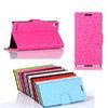 PU Leather Wallet Huawei Ascend P6 Phone Case with Card Holder , Flip Phone Cover