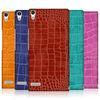 Crocodile Skin Mobile Phone Cases For Huawei Ascend P6 , Hard Plastic Phone Cases