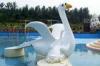 Customized Cygnet Slide Game For Kids, Fiberglass Small Water Pool Slides