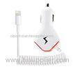 Heavy Duty Dual USB Car Charger Cable For Micro Phone Samsung HTC LG