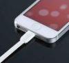 White 1m IPhone 5 USB Charger Cable / TPE Sync Charge Cable For Cell Phone Charger