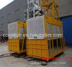 2.5 x 1.3 x 2.5m VFD Construction Hoist Elevator and Building Lifter SC200 / 200