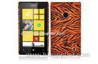 Fashionable Zebra - stripe Patterned Hard Nokia Mobile Phone Cases For Nokia Lumia 520