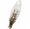 E14 3W LED Candle Light Clear or Milky Glass Cover