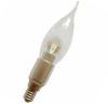 148mm 3w led candle bulb lamp 210lm replace 30w halogen