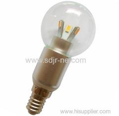 96mm G45 3w led global candle bulb lamp super bright