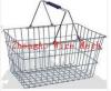 wire mesh shopping basket metal rack