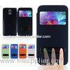 Anti - scratch Smart Leather Samsung Cell Phone Galaxy S5 Flip Cases Battery Cover