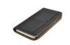 Black Tan Stand Cell Phone Wallet Cases With Card Slots , Samsung Galaxy Note 2 N7100 Cover