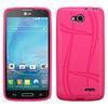 Rubber Silicone Soft Gel Skin LG Cell Phone Covers , LG Optimus L90 Case