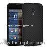 Simple Black Ultra Slim Carbon Fibre Motorola Cell Phone Case , Moto X Cover