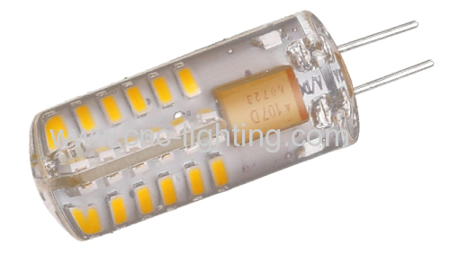 2.5W Silicone G4 LED Lamp with Epistar SMD3014 leds (AC/DC 12V)