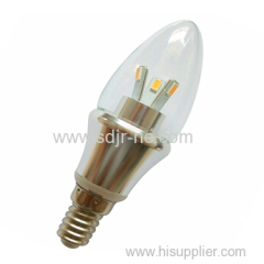 360 degree 3w led candle bulb lamp replace 30w halogen lamp