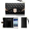 Luxury Leather Wallet Samsung Galaxy Phone Covers , Galaxy S3 S5 Case